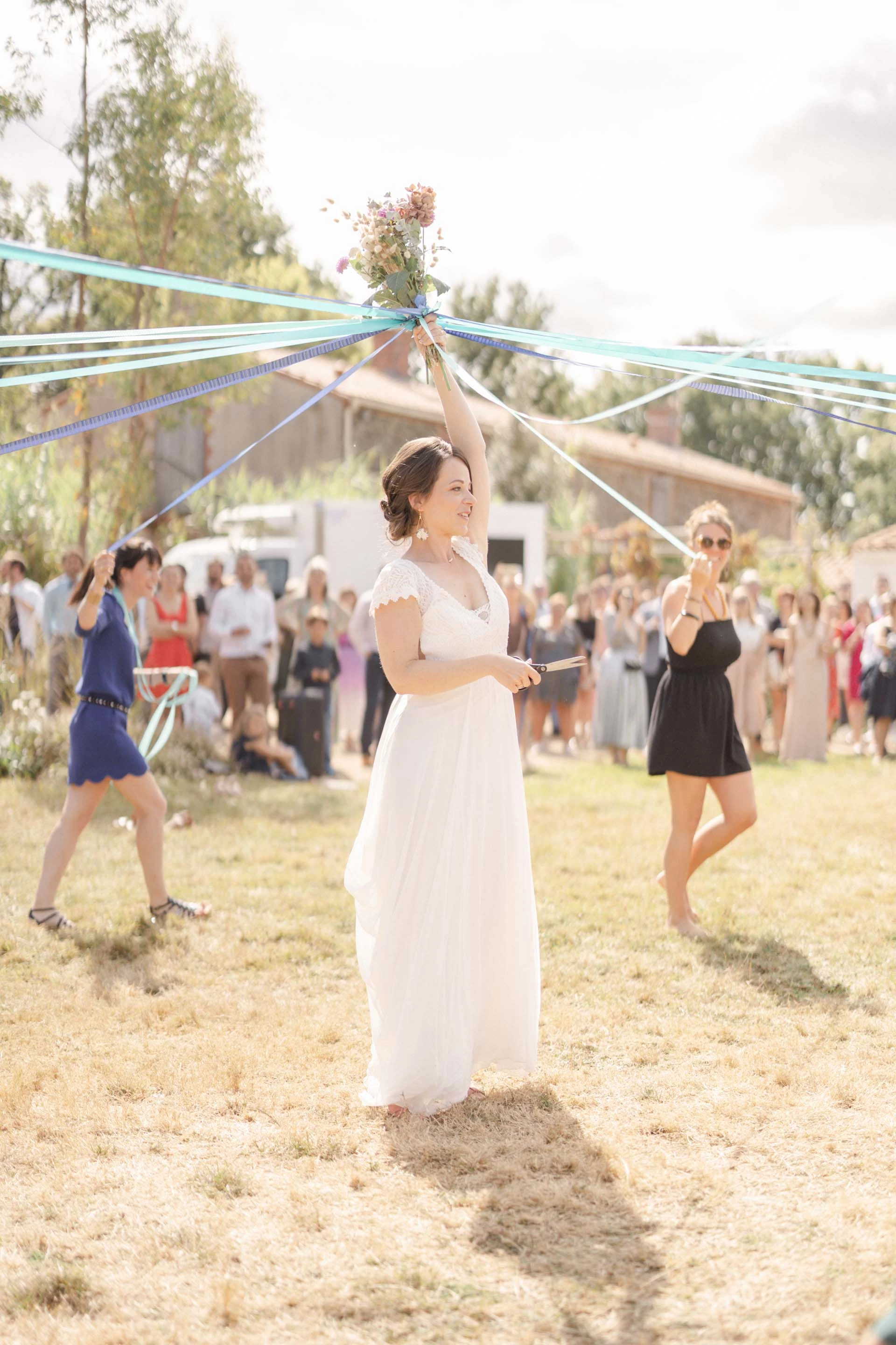 événement robe gris nature mariage